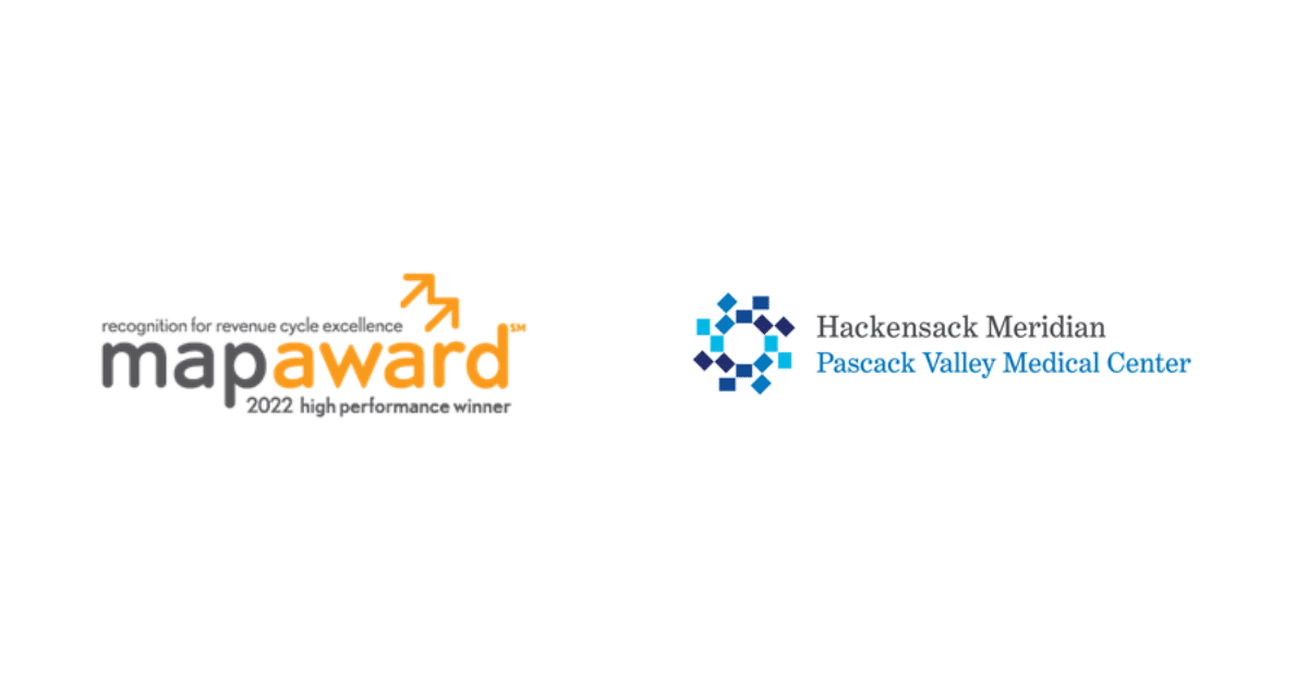 Hackensack Meridian Pascack Valley Medical Center Receives HFMA 2022 MAP Award for High Performance in Revenue Cycle