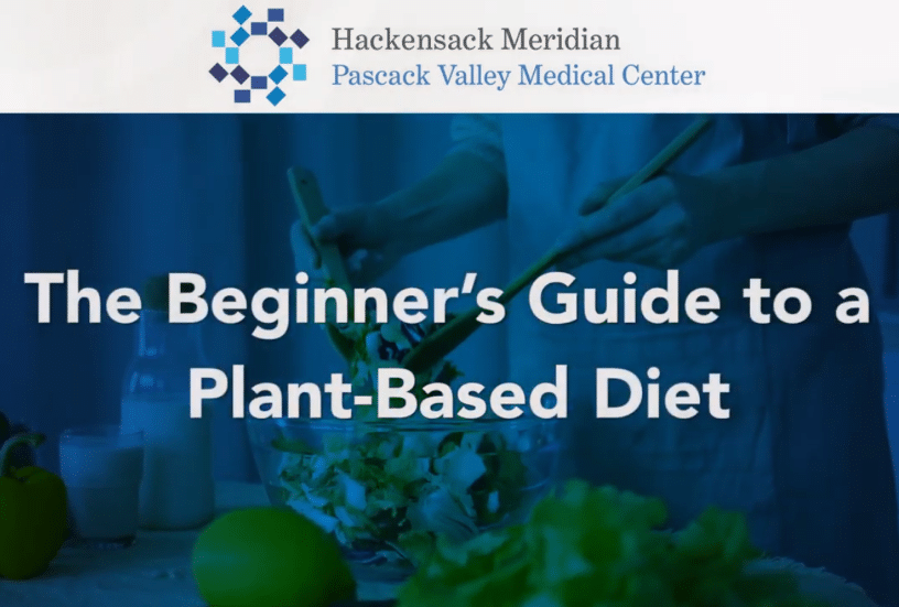 The Beginner's Guide to a Plant-Based Diet text